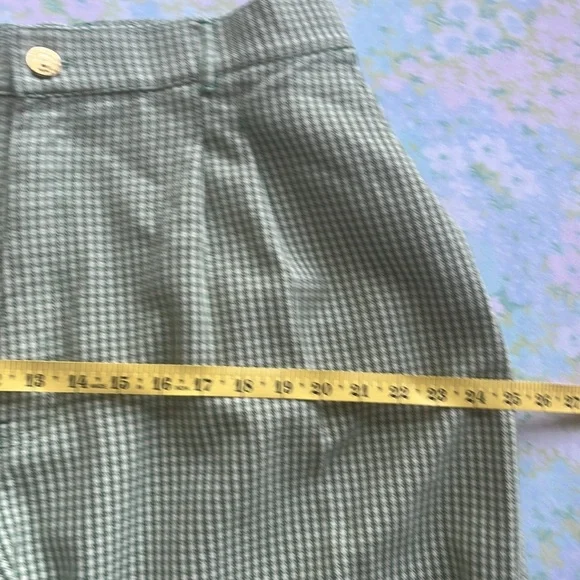 Big Bud Press | Spring Green Gingham Trouser Pants Sz XL 100% Cotton *LIKE NEW* - Picture 9 of 11